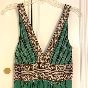 Long maxi silk BCBG dress. New with tags. Never been worn!